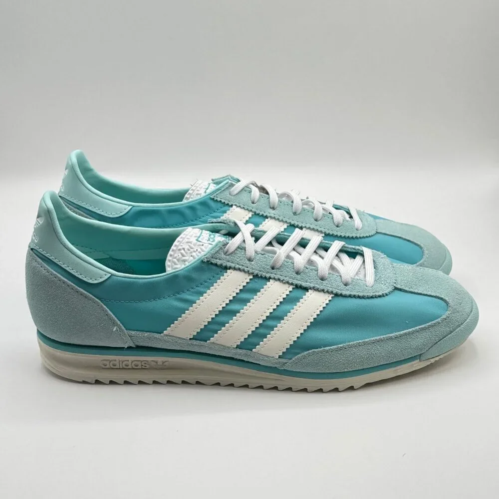 Women's Adidas SL 72 OG Shoes Easy Mint / Semi Flash Aqua / Off White JI0199 NEW - Picture 3 of 10